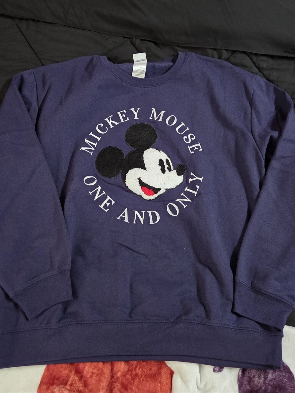 Mickey Mouse One And Only Sweatshirt - Blue Size XL